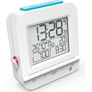 Hama Dual Alarm wekkerradio, wit