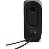 Hama - Sonic - Actieve 2.0 Luidspreker - Zwart/Zilver - USB 3.0, 3,5 mm Jack, 3 W