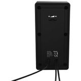 Hama - Sonic LS-208 - 2.0 Luidsprekers - Zwart - Metalen Rooster