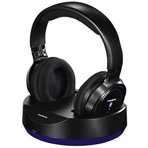 Thomson WHP6316BT tv-Bluetooth®-koptelefoon, over-ear, micr., oplaadstation, zw