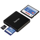 Hama 00124156 Geheugenkaartlezer - USB 3.2 Gen 1 Type-A - Zwart