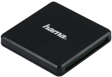 Hama 00124156 Geheugenkaartlezer - USB 3.2 Gen 1 Type-A - Zwart