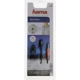 Hama - Clip-on Microfoon - Zwart - Randapparatuur