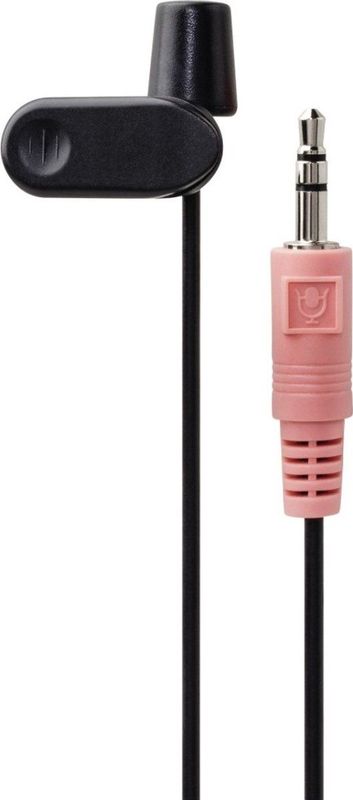 Hama - Clip-on Microfoon - Zwart - Randapparatuur