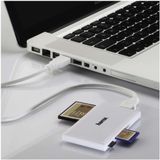 Hama USB-3.0-multi-kaartlezer - Cardreader - SD/microSD/CF - Wit
