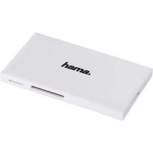 Hama - USB 3.0 Multi-Kaartlezer - Wit - Voor SD/microSD/CF/MS