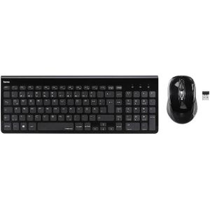Hama Tastatur-Maus-Set kabellos Trento schwarz