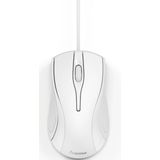Hama - MC-200 - Muis - Wit - Optisch - 3 Knoppen