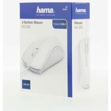 Hama - MC-200 - Muis - Wit - Optisch - 3 Knoppen