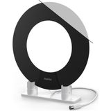 Hama DVB-T/DVB-T2-kammerantenne, Performance 45, ring-design, actief, wit