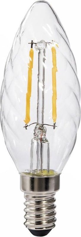 Lamp - Kaarsvorm - Warm Wit - Glazen - 2,5 Watt