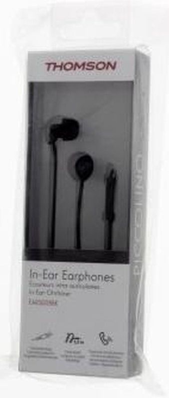 Thomson In-ear-oortelefoon Piccolino Zwart