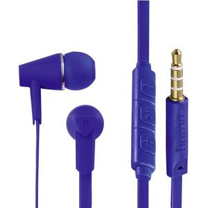 Hama Joy Headset Bedraad In-ear Oproepen/muziek Blauw