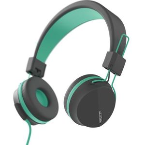 Hama Next Headset Bedraad Hoofdband Oproepen/muziek Bluetooth Grijs, Turkoois