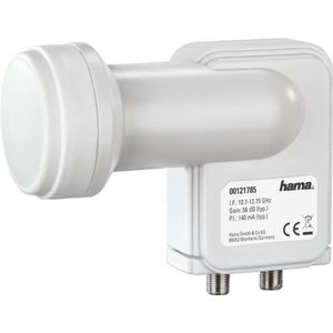 Hama Universele dubbele LNB (Enkele LNB), LNB, Wit