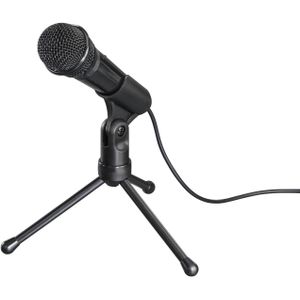 Hama MIC-P35 Allround, 50 - 16000 Hz, 2200 Ohm, Unidirektional, Schwarz, 2,5 m, 150 g