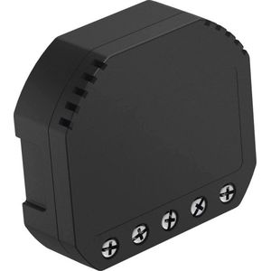 Hama Wifi-upgrade-besturing (moderniseert stopcontacten, lichtschakelaars, wifi-relaismodule, maakt bediening via Alexa/Google Home/App/IFTTT, ingebouwde schakelaar) zwart