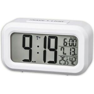 Hama RC 660 Digitale klok met radio, kunststof, wit, M