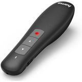 Hama Wireless Presenter ""X-Pointer"" met rode laserpointer (afstandsbediening Powerpoint presentatie 12m bereik 2,4 GHz met volumeregeling, 3 knoppen voor intuïtieve bediening, incl. batterijen)