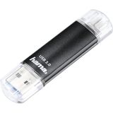 Hama Laeta Twin USB flash drive 256 GB USB Type-A / Micro-USB 3.2 Gen 1 (3.1 Gen 1) Zwart
