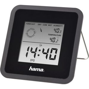 Hama Thermo-/hygrometer TH50 Zwart