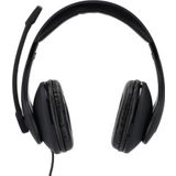 PC-Office - Headset - Zwart - USB - Beweegbare Microfoonarm