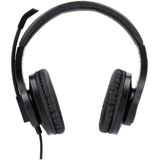 Hama HS-P300 PC-headset 3,5 mm jack stereo, snoergebonden On Ear zwart