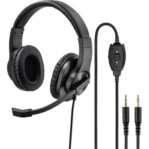 Hama - Pc-headset - Over-ear Hoofdtelefoon - Zwart - Met Microfoon