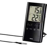 Hama Lcd-thermometer T-350 Zwart