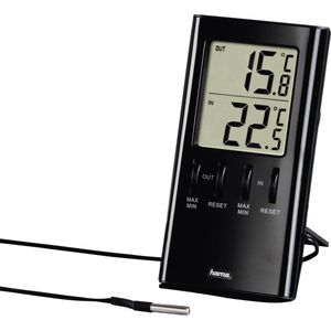 Hama - LCD-Thermometer T-350 Schwarz