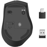 Hama Opt. Draadloze Muis Met 6 Knoppen MW-600 Dual-modus USB-C/USB-A Zwart