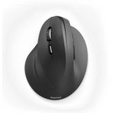 Hama Draadloze muis voor linkshandigen ergonomische EMW-500L (draadloze draadloze muis verticaal, links, 6-knops muis zonder kabel met optische sensor 1000/1400/1800 dpi), zwart