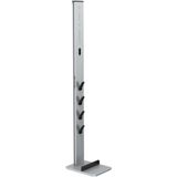 Xavax - 00110235 - Stand Organizer - Zwart/Zilver - Aluminium