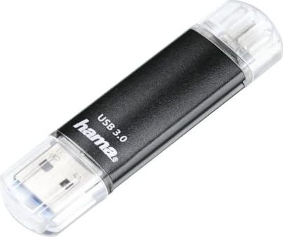 Hama Laeta Twin USB flash drive 64 GB USB Type-A / Micro-USB 3.2 Gen 1 (3.1 Gen 1) Zwart