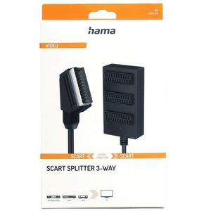 Hama Scart-verdeler, 3-voudig