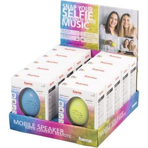 Hama SnapDrop (2 h, Werkt op batterijen), Bluetooth luidspreker, Groen