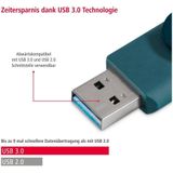 Hama Rotate USB flash drive 32 GB USB Type A Blauw