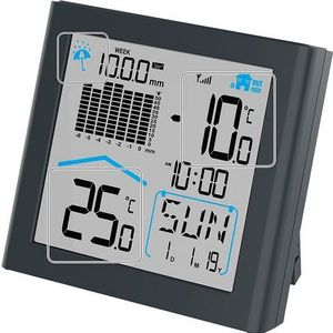 Hama Rainy weerstation - Antraciet - Batterij/Accu