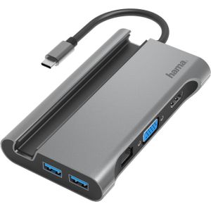 Hama Multipoort Adapter Usb-c - 7 Poorten (200102)