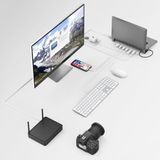 Hama - Connect2 Office Basic - Usb-C Dockingstation - Zwart - Aluminium