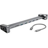 Hama - Connect2 Office Basic - Usb-C Dockingstation - Zwart - Aluminium