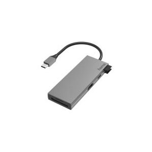 Hama - 200110 - USB-C Hub - Zwart - 6 Aansluitingen - Plug & Play