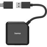 Hama - USB-Hub - 4-Poorts - USB 3.2 Gen1 - Inclusief USB-C-Adapter