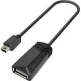 Hama USB 2.0 Adapter [1x USB-A 2.0 stekker - 1x Mini-USB 2.0 AB stekker]