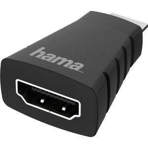 Hama Mini HDMI naar HDMI-adapter, 4K Ultra HD 60Hz HDR (mini-HDMI-adapter voor het aansluiten van pc, laptop, tablet, camera, grafische kaart op monitor, tv, projector, ARC-audio,