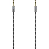 Hama Audiokabel, 3,5-mm-jack-st. - st., stereo, metaal, verguld, 0,75 m