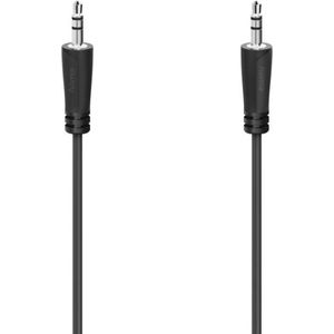 Hama 3,5 mm mini-jackkabel (AUX-kabel, 3,5 mm, audio, 5 m) zwart