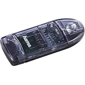 Hama 00124194, MicroSD (TransFlash), MicroSDHC, MicroSDXC, SD, SDHC, SDXC, Anthrazit, 5000 Mbps, Status, Windows 10/8/7/XP MAC OS 9.x +, USB