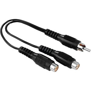 Hama Subwoofer-adapter, cinch-stekker - 2 cinch-koppelingen