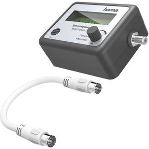 Hama - SAT-Finder - Satelliet Accessoire - Zwart - Analoog Display, Dempingsregelaar